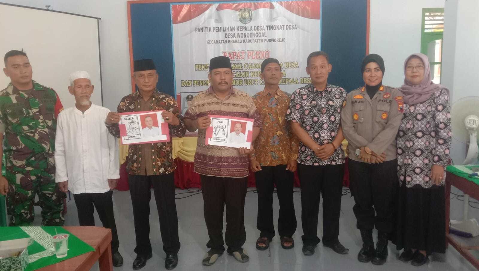 RAPAT PLENO TERBUKA PENETAPAN CALON KEPALA DESA WONOENGGAL