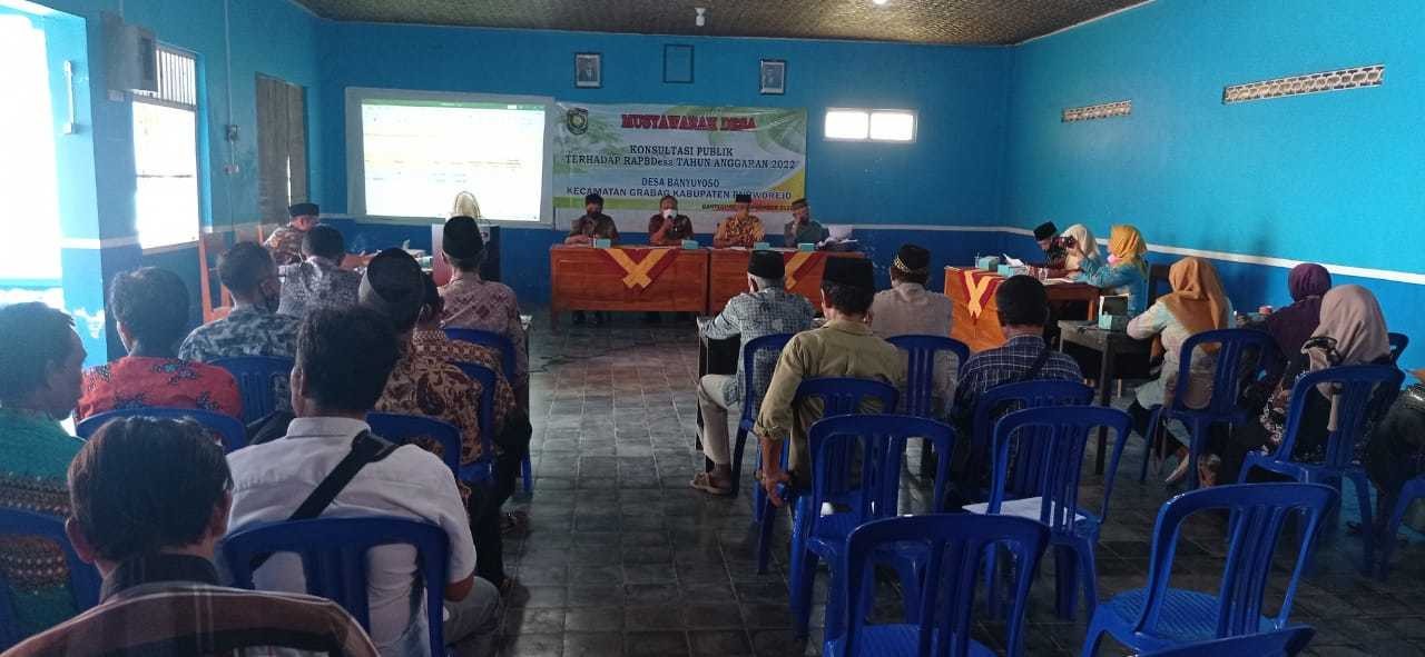 MUSDES LPJ REALISASI APBDES TA 2021 DESA BANYUYOSO