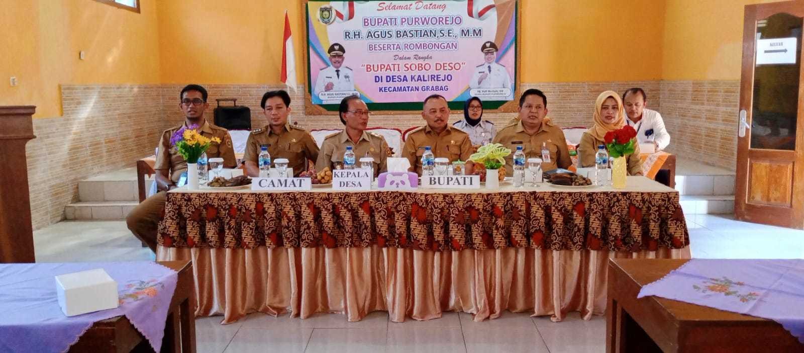 BUPATI SOBO DESO DI KALIREJO