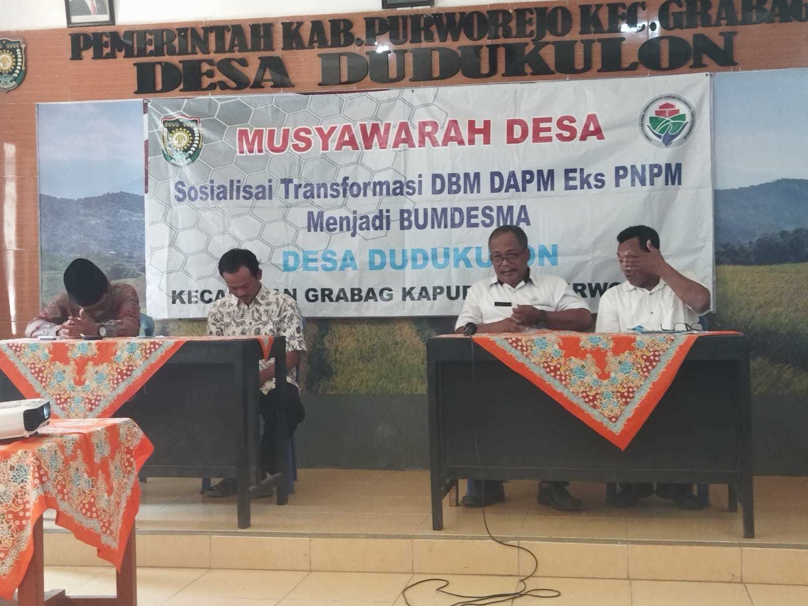 MONITORING MUSRENBANG RKPDes DI DESA DUDUKULON