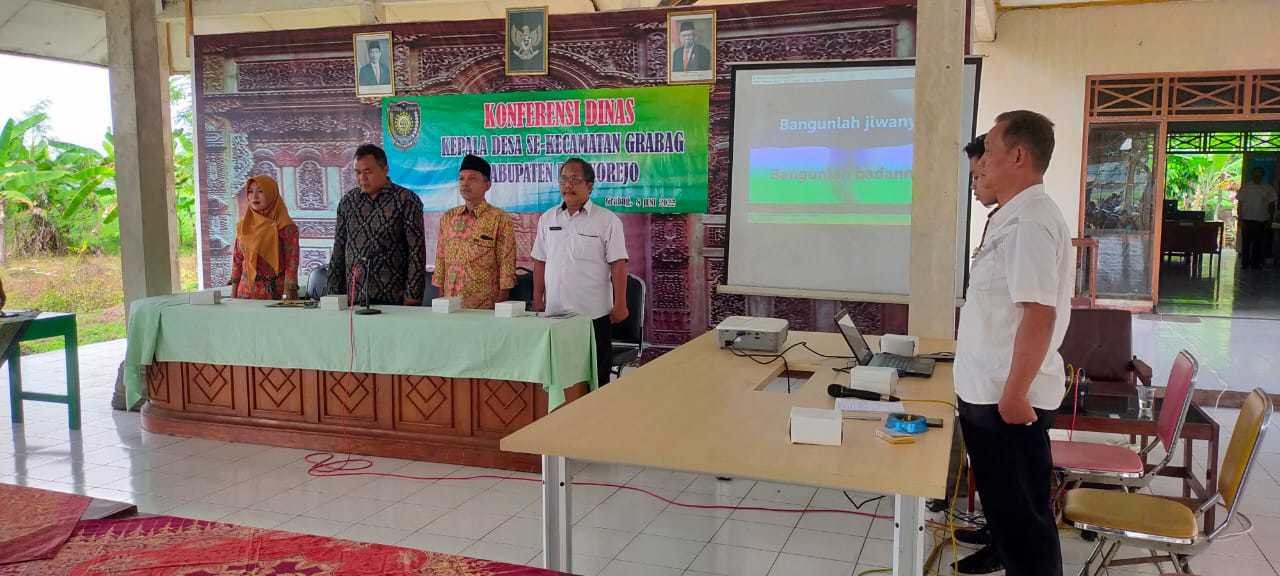 KONFERENSI KADES BULAN JUNI TINGKAT KECAMATAN GRABAG