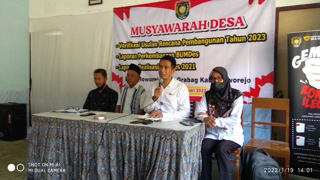 MUSDES LPJ REALISASI APBDES TA 2021 DESA ROWOREJO 