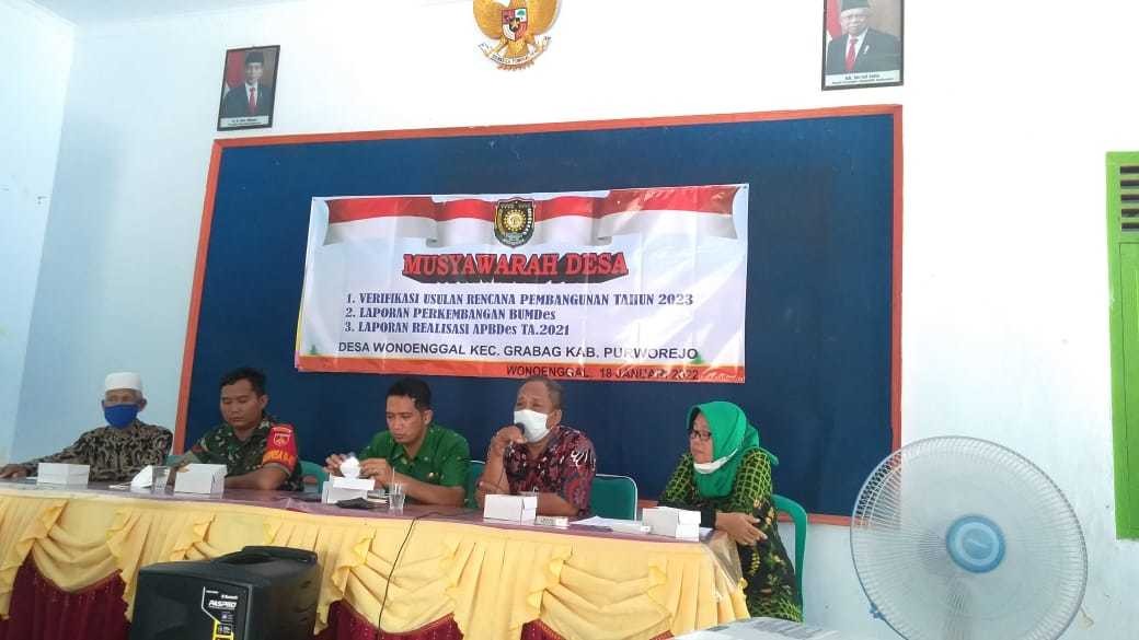 MUSDES LPJ REALISASI APBDES TA 2021 DESA WONOENGGAL 