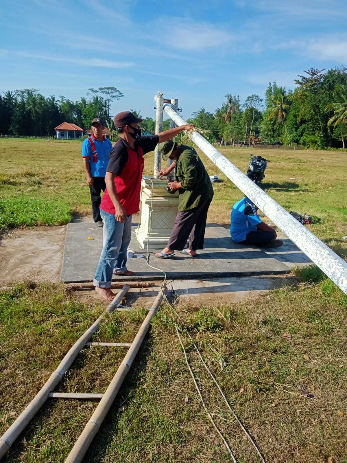 PERSIAPAN LAPANGAN UPACARA