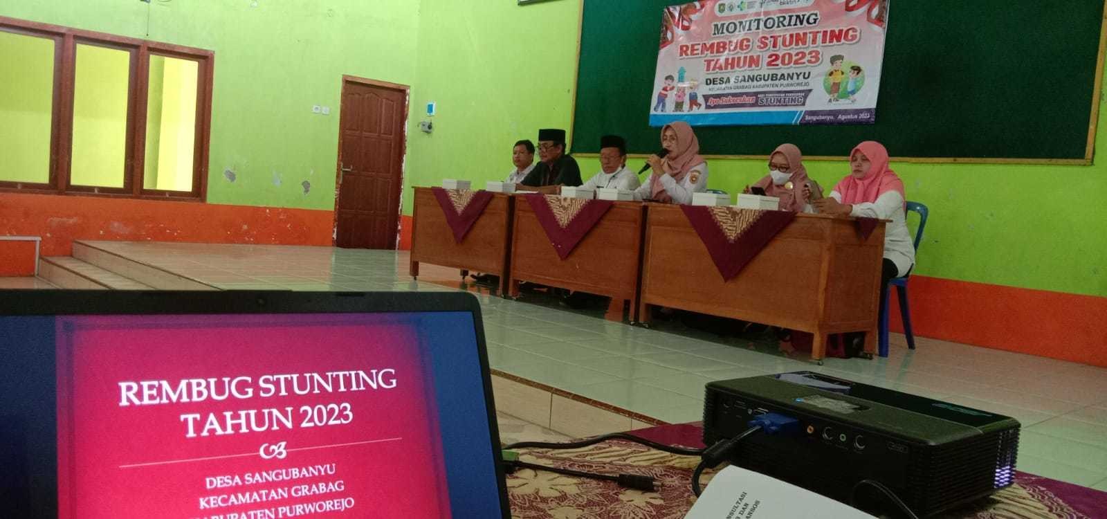 MONITORING REMBUG STUNTING DI DESA SANGUBANYU