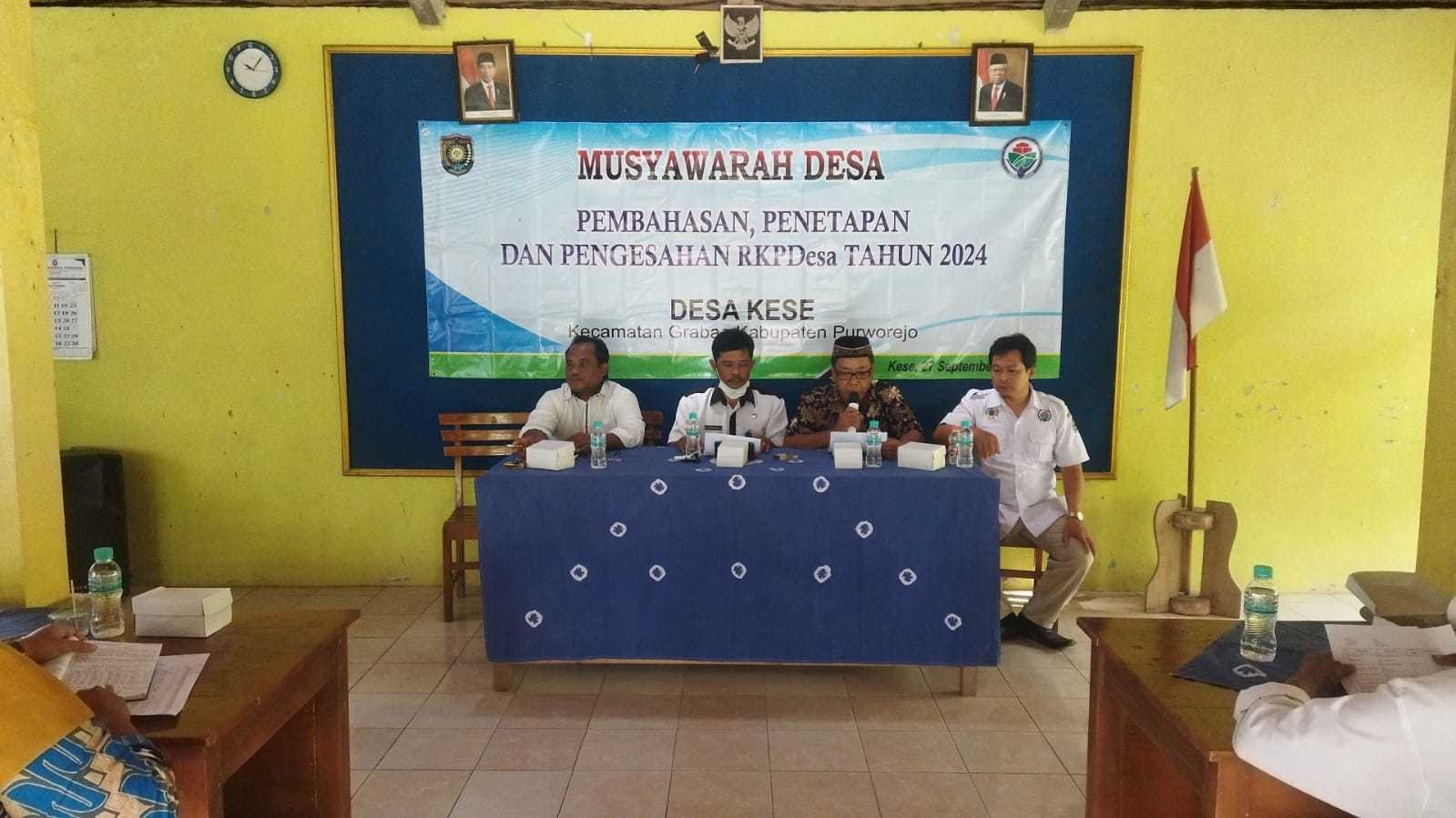 MUSDES PENYUSUNAN RKP DESA KESE TAHUN ANGGARAN 2024