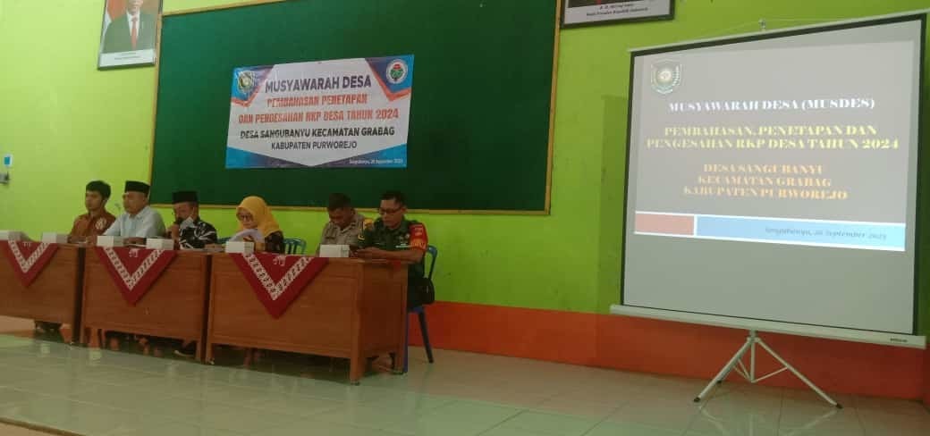 MUSDES PENYUSUNAN RKP DESA SANGUBANYU TAHUN ANGGARAN 2024