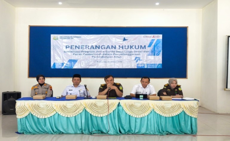 Sosialisasi Program Jaksa Garda Desa (Jaga Desa) dan Pemerintah dalam Penyelenggaraan Perlindungan Anak Tahun 2025 di Kecamatan Grabag