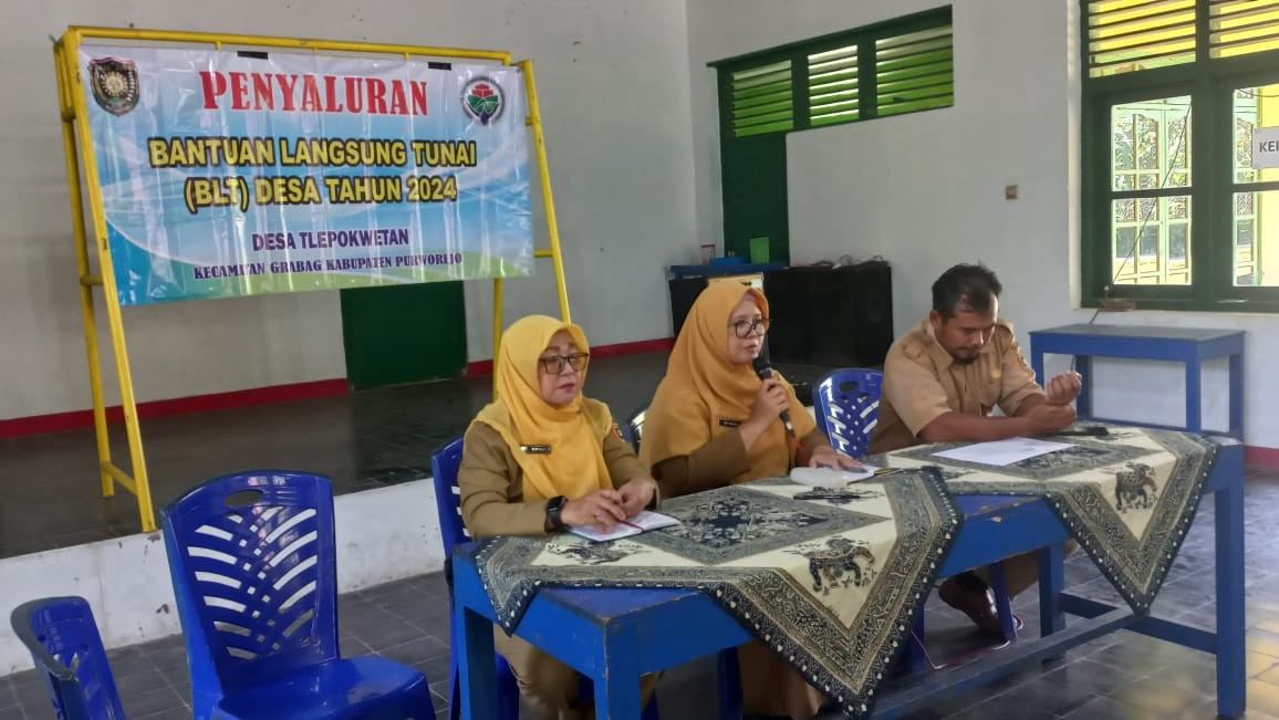 Penyaluran Bantuan Langsung Tunai (BLT) kepada Kelompok Penerima Manfaat (KPM