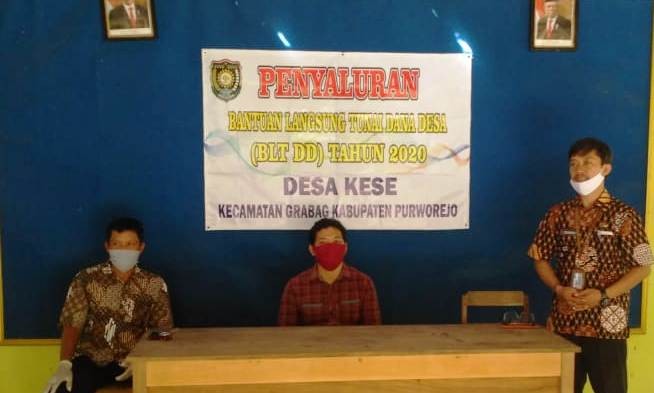 Penyaluran BLTDesa Kese Dihadiri TA P3MD Kabupaten Purworejo