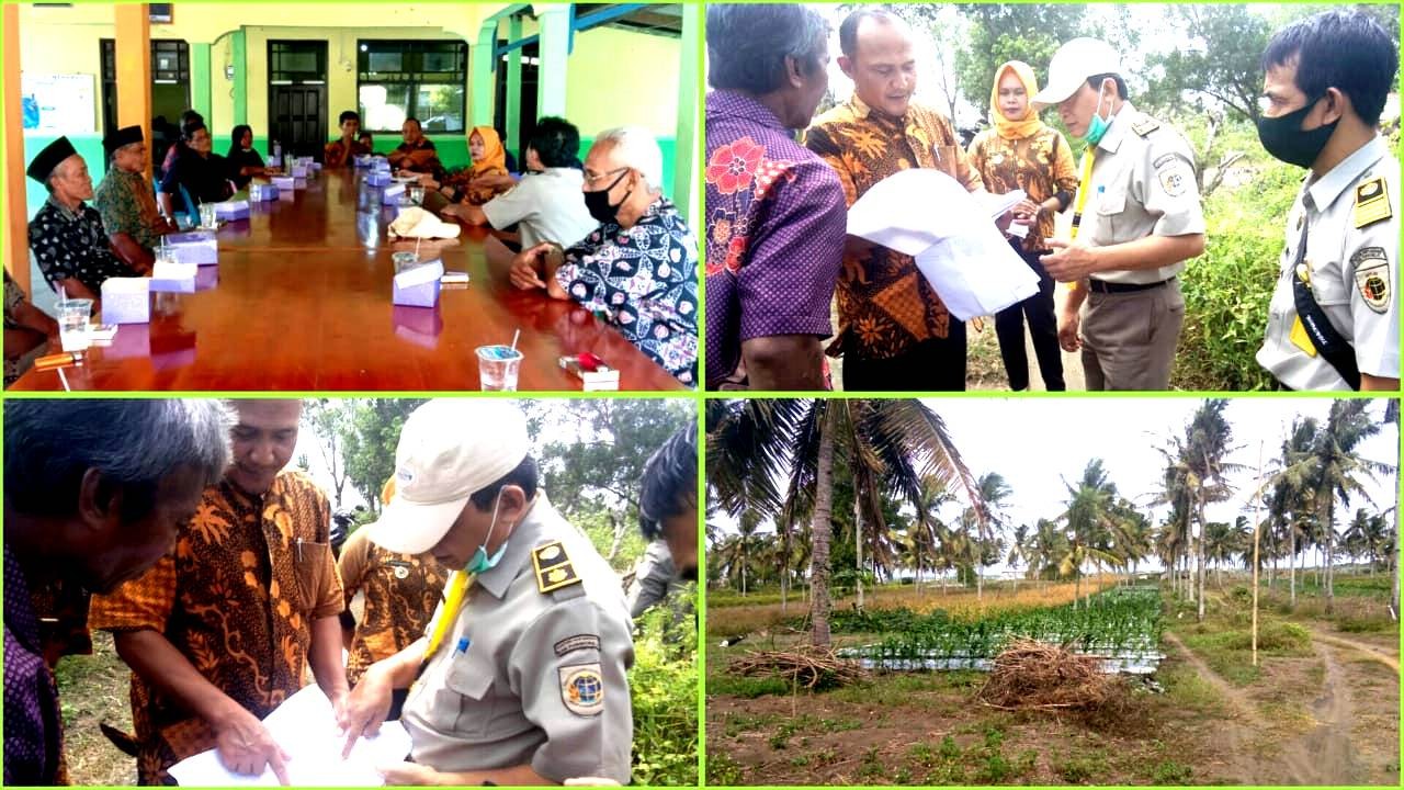 Camat Hadiri Kesepakatan Pengukuran Atas Tanah