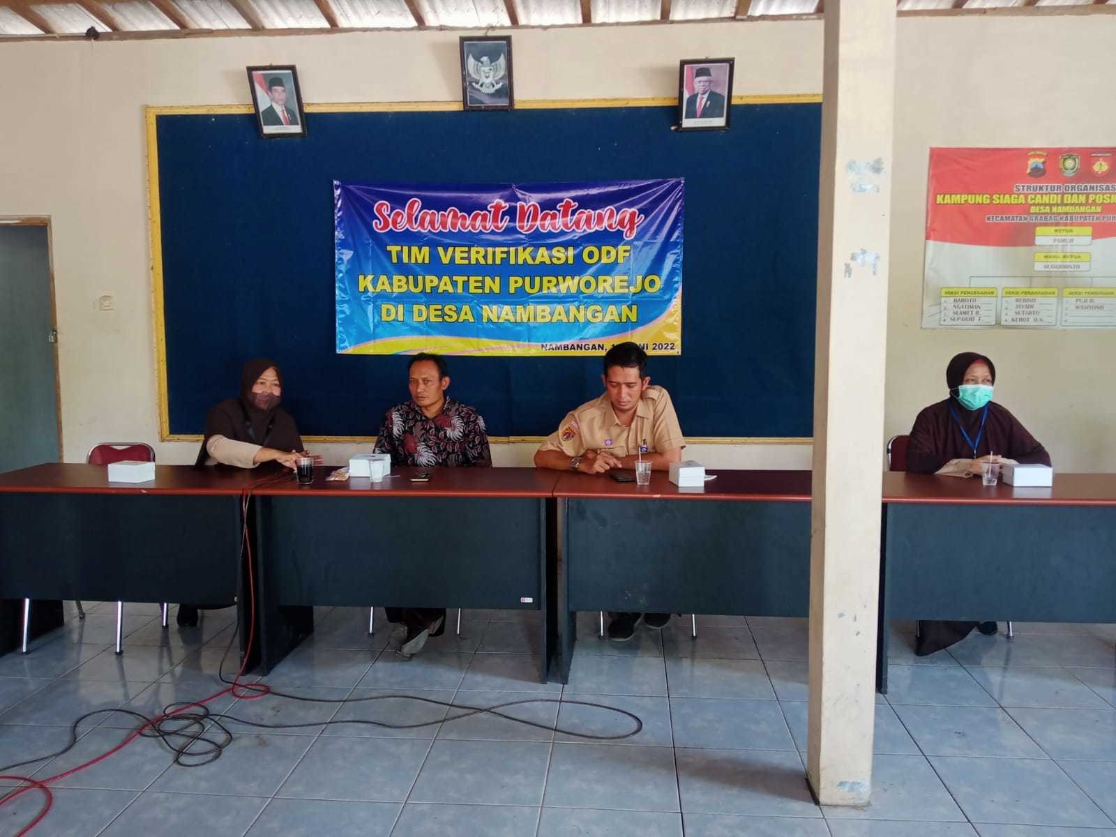 PEMBUKAAN VERIFIKASI DESA ODF DI DESA NAMBANGAN