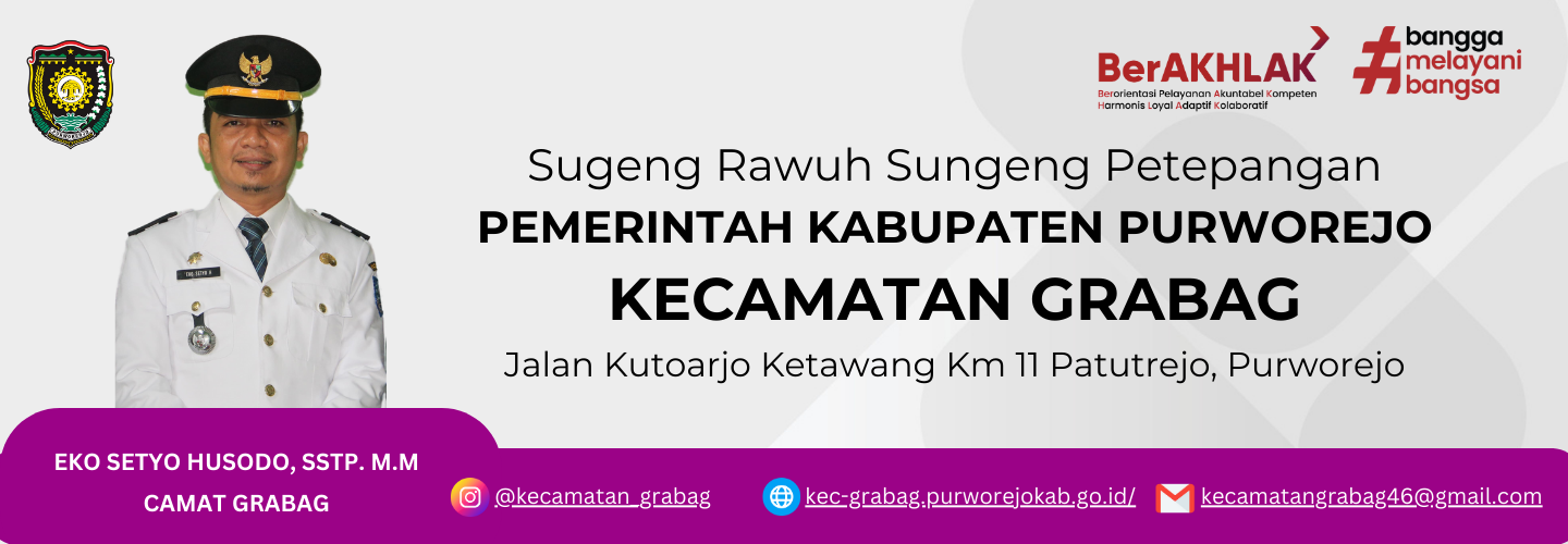 Selamat dan Sukses  Atas Pelantikan BUPATI & WAKIL BUPATI KABUPATEN PURWOREJO PERIODE 2025-2050